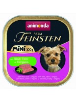 Vom Feinsten Mini Dog – Неустоим пастет за дребни породи кучета с говеждо, патешко и риган - 100 гр.