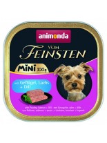 Vom Feinsten Mini Dog – Неустоим пастет за дребни породи кучета с птиче, сьомга и копър - 100 гр.