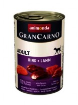 Gran Carno Original Adult Rind + Lamb - Високо качествени консерва за кучета над 1 год. От Animonda Германия - Говеждо и агнешко месо - 0.400 кг.