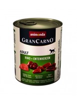 Gran Carno Original Adult Rind + EntenHerzen - Високо качествени консерва за кучета над 1 год. От Animonda Германия - Говеждо и патешки сърца - 0.400 кг.