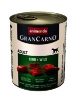 Gran Carno Original Adult Rind + Wild - Високо качествени консерва за кучета над 1 год. От Animonda Германия с говеждо и дивеч - 0.400 кг.