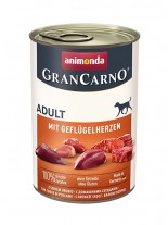 Gran Carno Original Adult Mit Geflugelherzen - Високо качествени консерва за кучета над 1 год. От Animonda Германия с птичи сърца - 0.400 кг.