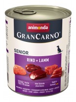 Gran Carno Original Adult Rind + Lamb - Senior - Високо качествени консерва за кучета над 8 год. От Animonda Германия, с говеждо и агнешко месо - 0.400 кг.