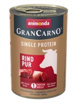 Gran Carno Single Protein Pure Beef - Високо качествена консерва за куче с един източник на протеин - Телешко месо - 0.4 кг.