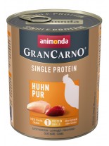 Gran Carno Single Protein Pure Chicken - Високо качествена консерва за куче с един източник на протеин - Пилешко месо - 0.8 кг.