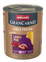 Gran Carno Single Protein Supreme Pure Lamb - Високо качествена консерва за куче с един източник на протеин - Агнешко месо - 0.8 кг.