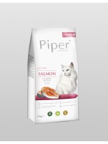 Piper Cat Salmon - Висококачествена гранулирана храна за котки над 1 година с прясно месо от сьомга - 3 кг.