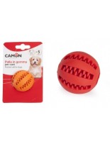 Camon Dental Fun Baseball - Играчка за куче - дентална гумена топка - 5 см.