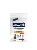 Advance - Dog Adult Sensitive Lamb & Rice - пълноценна храна, подходяща за всички породи кучета, специална формула при алергии и проблеми с кожата и козината с агне и ориз - 3 кг.