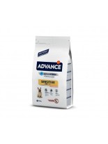 Advance - Dog Mini Adult Sensitive Solomon & Rice - специална формула за малки породи кучета над 1 година при алергии към хранителни съставки със сьомга и ориз - 3 кг.