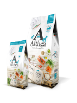 Althea Super premium Mare monoproteico e ipoallergenico al salmone - пълноценна храна за кучета от средните и големи породи над 1 година със сьомга, моркови и ябълки - 14 кг.