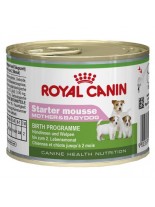 Royal Canin CHN Starter Mousse – пастет за отбити кученца до 2 месеа, както и за бременни и кърмещи кучета от дребните породи - 195 гр.