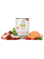 Isegrim Goose Sweet potato, Rose hip, Herbss - Високо качествена консерва за кучета над 1 година с гъше месо, сладък картов, шипки и диви билки - 400 гр.