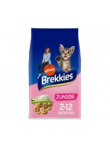 Brekkies Cat Junior - пълноценна храна за подрастващи котки до 1 година, с пилешко месо и ориз - 20 кг.