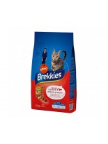 Brekkies Cat Mix Beef - пълноценна храна за котки над 1 година с говеждо месо и зеленчуци - 15 кг.