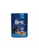 Brit Premium Cat Pauch Chicken Chunckes Kitten - Високо качествен пауч с пиле за котенца до 1 година - 100 гр.