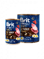 Brit Premium by Nature Junior Turkey with Liver  - високо качествена консерва за кучета над 1 година с пуйка и черен дроб - 0.400 кг.