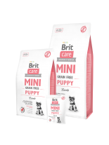 Brit Care Mini Grain Free Puppy - Хипоалергенна суха храна за малки кученца от дребните породи от 1 до 10 месеца с агнешко месо - 7 кг.