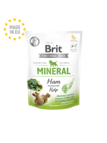 Brit Care Dog Functional Snack Mineral Ham for Puppies - неустоим, висококачествен пауч за подрастващи кучета до 1 година без зърнио и картофи с шунка, тиква и водорасли - 150 гр.