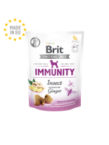 Brit Care Dog Functional Snack Immunity Insect - неустоим, висококачествен пауч за кучета без зърнио и картофи с насекоми, тиква и джинджифил - 150 гр.