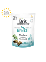 Brit Care Dog Functional Snack Dental Venison- неустоим, висококачествен пауч за кучета без зърнио и картофи с еленско месо, тиква и червена леща - 150 гр.