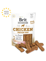 Brit Meat Jerky Snack – Protein bar with Insect - Пълноценни и неустоими хрупкави лакомства за кучета над 1 година с 85% истинско пиле насекоми - 80 гр.