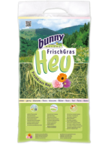 Bunny FreshGrass Hay Blossoms – Сено за гризачи от свежа трева с цветове на растения - 500 гр.