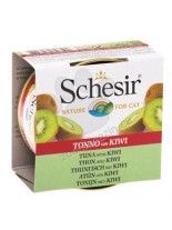 Schesir Agras Delic Schesir Nature Tuna with Kiwi - Високо качествена и неустоима храна за котки - с риба тон и киви - 75 гр.