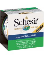 Schesir Agras Delic Schesir Nature Tuna and Aloe Senior - Високо качествена и неустоима храна за котки над 8 години - с риба тон и алое - 85 гр.