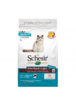 Schesir Sterilized & Light with Fish - Суха храна за кастрирани котки и котки склонни към напълняване с риба - 0.400 кг.