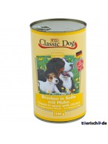 Classic Dog Can Hahn - Консерва на хапки в сос за куче с piлешко - 1240 гр.