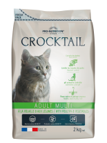 Flatazor Crocktail ADULT MULTI - Poultry & Vegetables - Пълноценна храна за пораснали котки, предпочитащи комбинация от вкусове С МЕСО ОТ ДОМАШНИ ПТИЦИ И ЗЕЛЕНЧУЦИ - 2 кг.