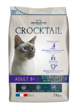 Flatazor Crocktail ADULT 8+ STERILIZED &/OR LIGHT Пълноценна храна за кастрирани котки над 8 години - 2 кг.