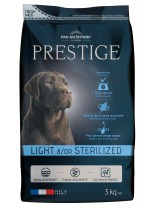 Flatazor Prestige Adult Light / Sterilized - пълноценна храна за кучета средни и големи породи със склонност към напълняване или кастрирани  с пилешко, патешко и свинско месо - 3 кг.