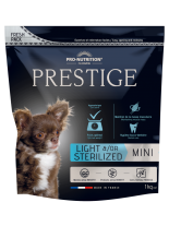 Flatazor Prestige ADULT MINI LIGHT &/OR STERILIZED - Пълноценна храна за кучета от дребни породи над 1 година със склонност към напълняване и/или кастрирани кучета - 1 кг.