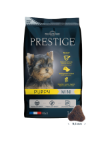 Flatazor PRESTIGE Puppy Mini - Пълноценна храна за подрастващи кучета до 1 година от MINI породи, както и за женски кучета от MINI породи в края на бременността или в периода на кърмене с птиче месо - 3 кг.