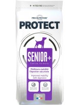 Flatazor Pro-Nutrition Protect Senior+ - Пълноценна, протеинна (69%), диетична храна за кучета над 7 години за одобрена подвижност, надеждно храносмилане с пилешко, пуешко и патешко месо - 12 кг.