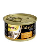 GimCat Shiny Cat - Консерви за котки - риба тон и пиле в желе - 70 гр.