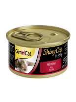 GimCat Shiny Cat - Консерви за котки - пиле в желе - 70 гр.