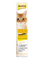 GimCat Duo Paste - Мултивитаминна паста за котки  с 12 витамина и сирене - 50 гр.