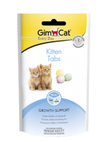 GimCat Kitten Tabs - Таблетки за подрастващи котки с житамини, таурин и L-Carnitine за стимулиране на растежа - 40 гр.