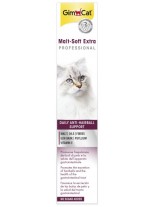 GimCat Malt-Soft Extra Professional - Малцова паста екстра за котки за ежедневна защита срещу образуване на топки от косми, облекчено храносмилане и добро общо състояние - 50 гр. - 427096, 407210