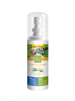 GimDog Natural Solutions P-On Site Spray - Привличащ спрей, помагащ за създаването на подходящи места за уриниране - с градински чай и ванилин - 100 мл.