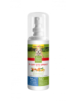 GimDog Natural Solutions P-Off Site Spray - Отблъскващ спрей (срещу нежелано уриниране на определени места) за кучета с лимон, портокал и ябълков оцет - 100 мл.