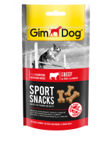 GimDog Sport Snacks – Неустоимо лакомства за кучета мини кокалчета с говеждо - 60 гр.