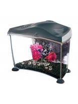 Hagen Marina Aquarium for Betta Fish Graphite - Компактен аквариум за Бета и други дребни рибки - 6.7 л. - графит