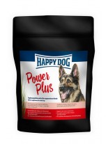 Happy Dog Power Plus -  Хранителна добавка за кучета с балансирано съдържание на протеини за оптимално изграждане на мускулна маса, незабавно възстановяване благодарение на бързо усвоими въглехидрати, директно снабдяване с аминокиселини за повишен темпера