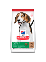 Hills - Science Plan Canine Puppy Medium Lamb&Rise - Пълноценна храна за подрастващи кученца до 1 година от средните породи с агнешко месо - 2.5 кг.