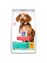 Hills - Science Plan Perfect Weight Small & Mini Adult - пълноценна храна за кучета склонни към напълняване от дребните и мини породи (от 10  кг.) над 1 год. с пилешко месо - 0.250 кг.