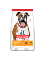 Hills - Science Plan Canine Adult Light с пилешко – Пълноценна суха храна за кучета над 1 година, от средните породи, склонни към напълняване с пилешко месо - 2.5 кг.